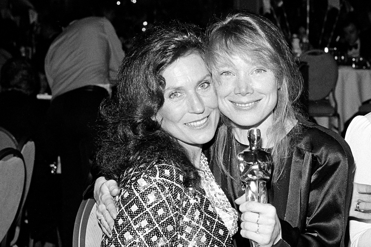 With Sissy Spacek in 1981